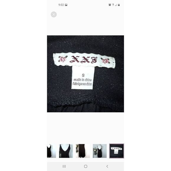 XX3 BLACK & METALLIC SILVER DRESS SZ.S EUC - Picture 5 of 5